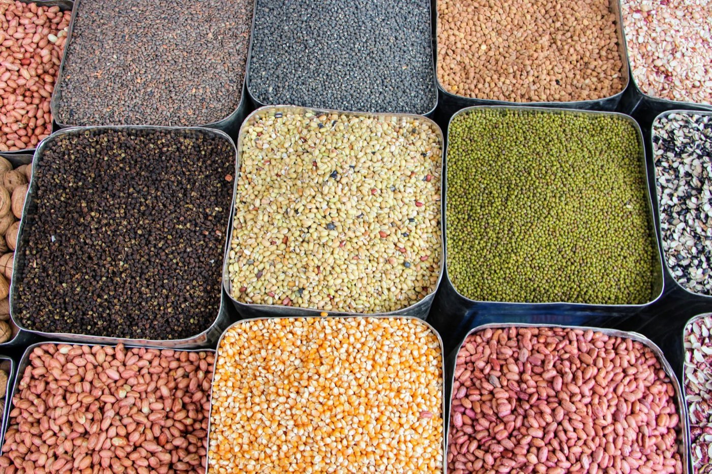A vibrant selection of world-food ingredients