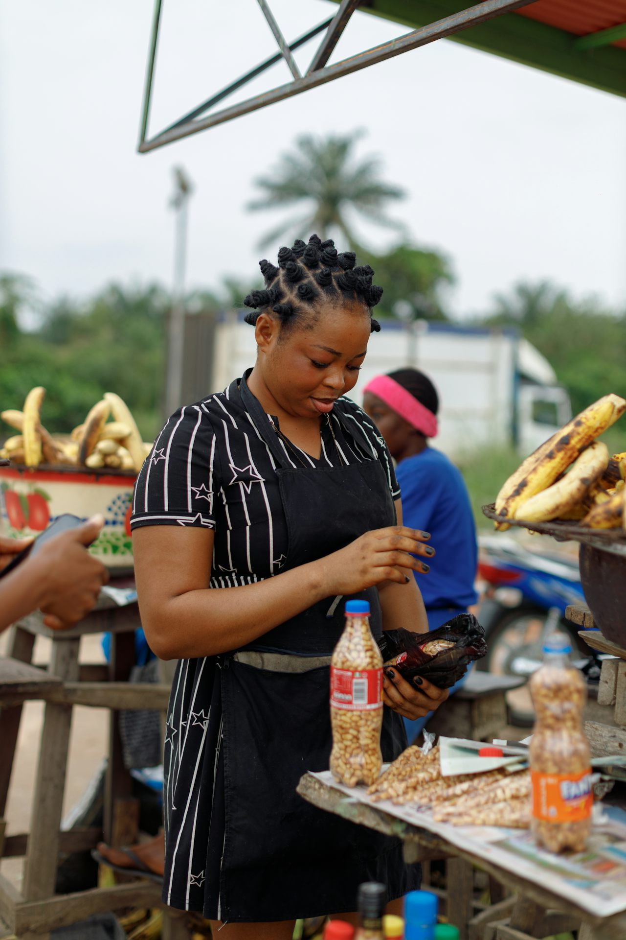 Fresh ingredients being prepared